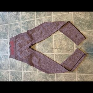 High waisted flex pink